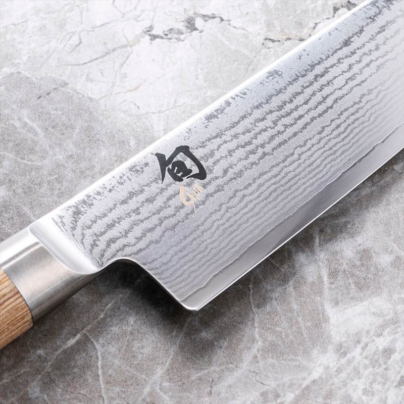 XUN CLASSIC Santoku knife 7 inches (white wood) - มีด - โลหะ 