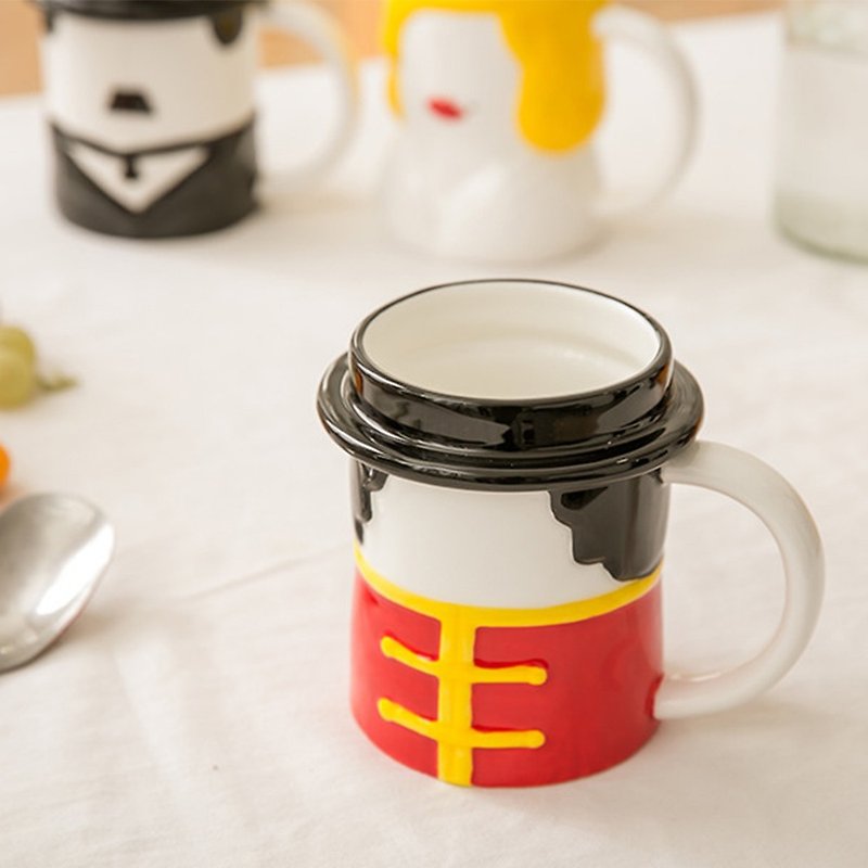 sunart mug-Michael - Pottery & Ceramics - Porcelain Red