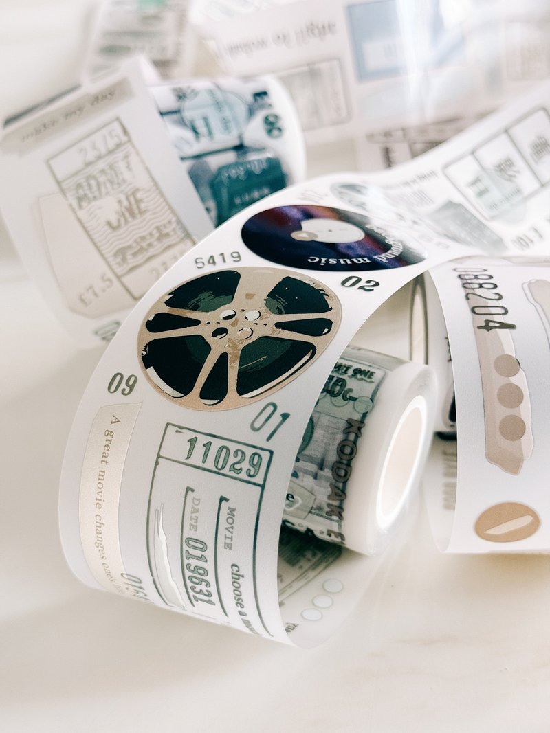 Cinema 5cm Matte PET Tape - Washi Tape - Plastic 