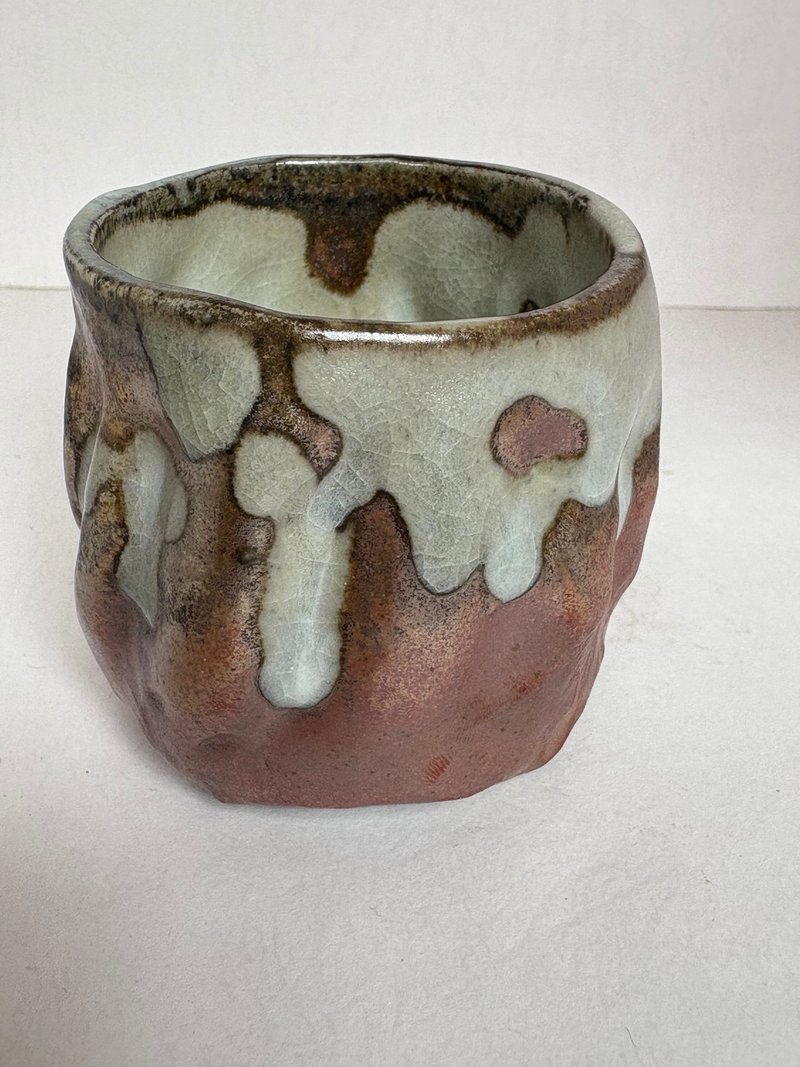 柴燒手捏品茗小杯 - 茶壺/茶杯/茶具 - 陶 