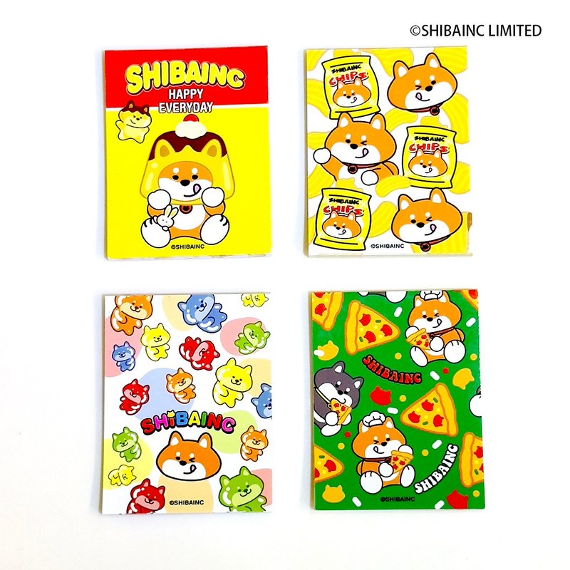 SHIBAINC SHIBE Mini Memo Pad, memo, notepad, note - สมุดบันทึก/สมุดปฏิทิน - กระดาษ สีแดง