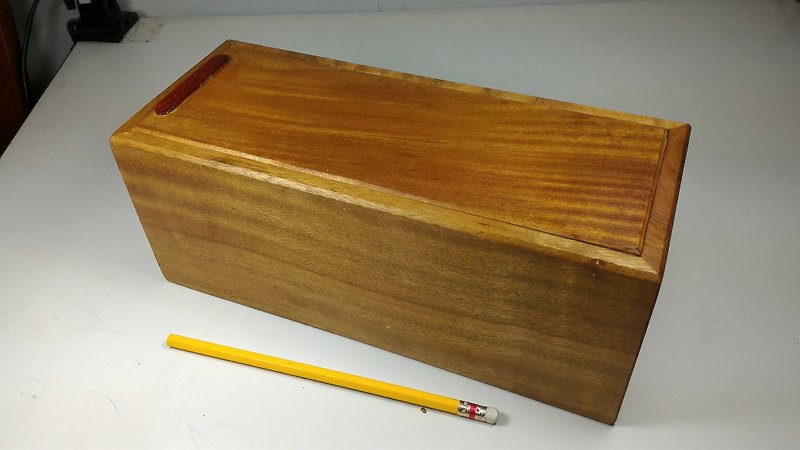 Long stout camphor wooden pull-out section (in) - Pencil Cases - Wood 
