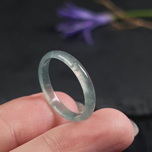 瓔珞珠寶盒 E.L.Jewelry Box 冰玻種翡翠戒指戒圈 | 國際14圍 | 天然翡翠A貨 | 送禮