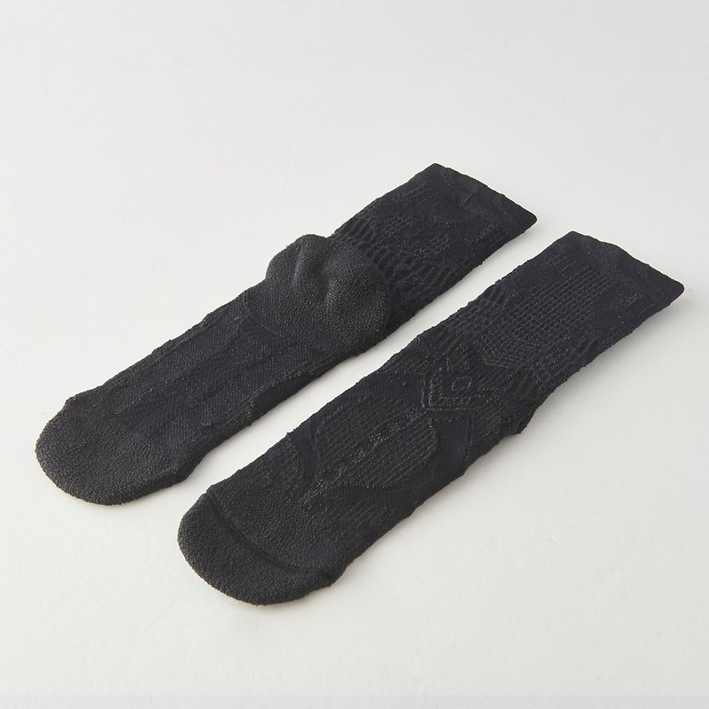 DIZY Kiln Black socks - ถุงเท้า - ไฟเบอร์อื่นๆ สีดำ