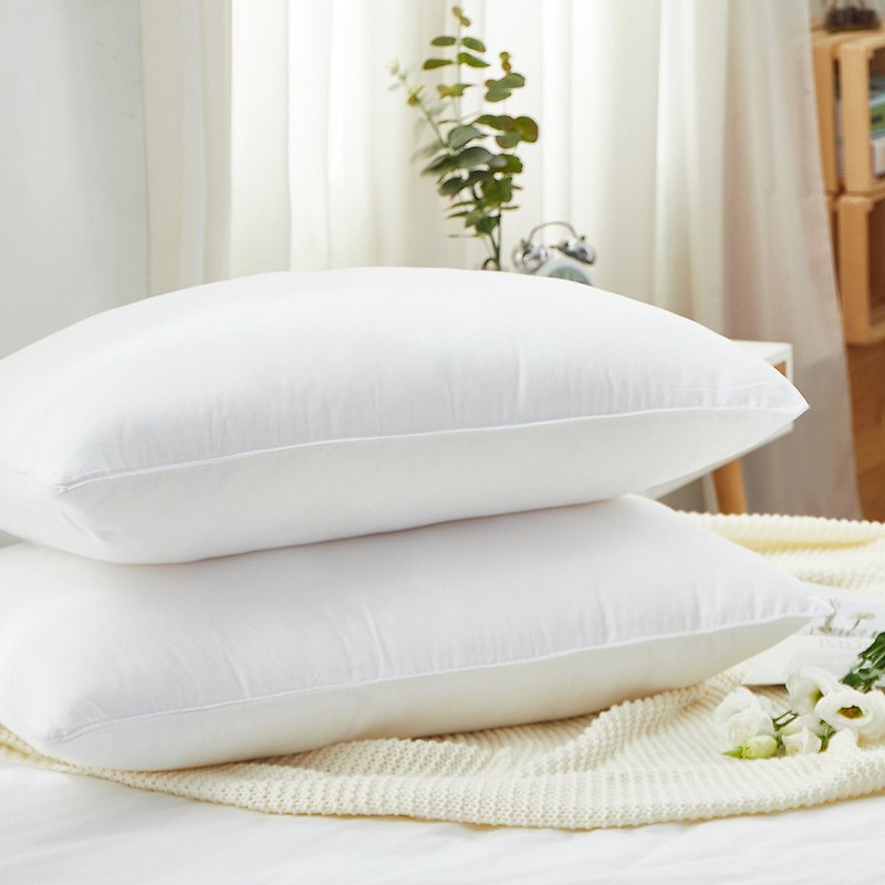 Pillows/ Best-selling sleeping pillows in a variety of options [2 pieces] the same price - Pillows & Cushions - Other Materials White