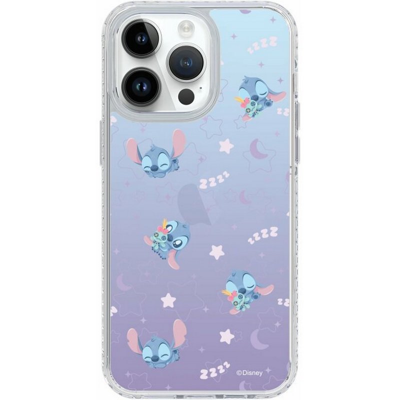 迪士尼 史迪奇圖案 iPhone16 Samsung S25氣墊標準防摔鏡面手機殼 - 手機殼/手機套 - 塑膠 多色