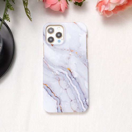 POLAR POLAR iPhone / Samsung 北冰洋雲石紋 半包硬殼 手機殼【客製】
