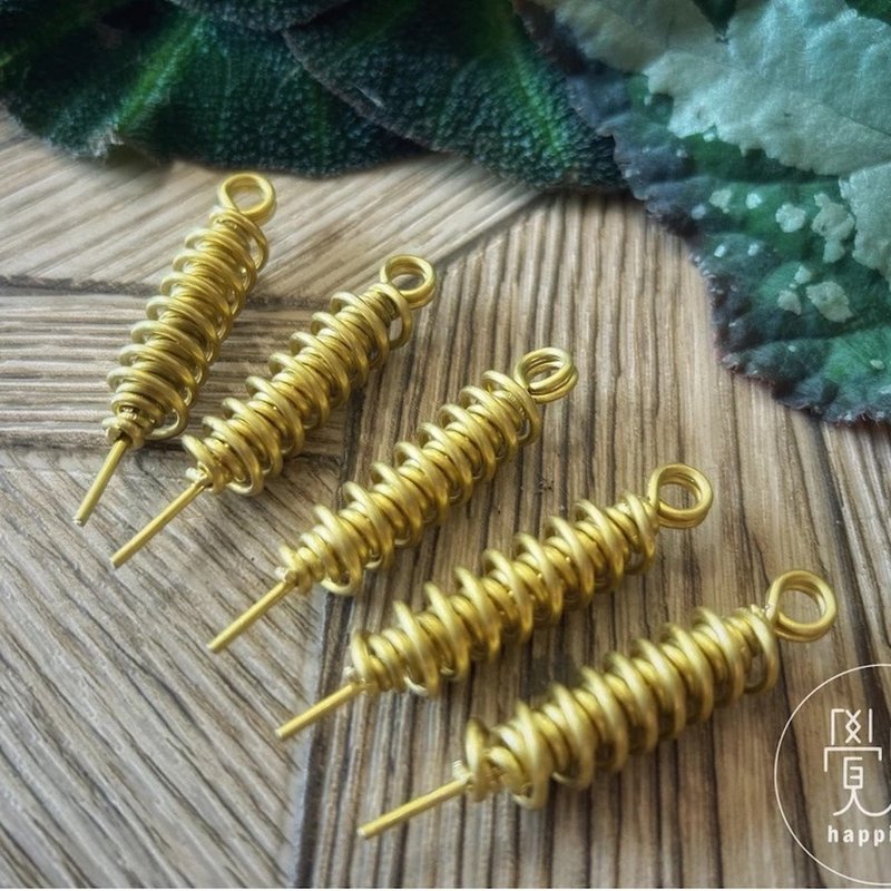 真鍮製ミニ健康ペン エネルギーペン - チャーム - 銅・真鍮 ゴールド