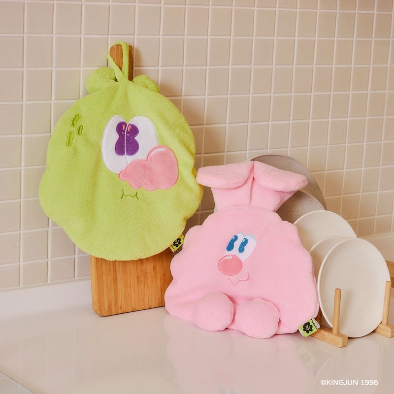 KINGJUN hand towels are available in 2 types - Towels - Polyester Multicolor