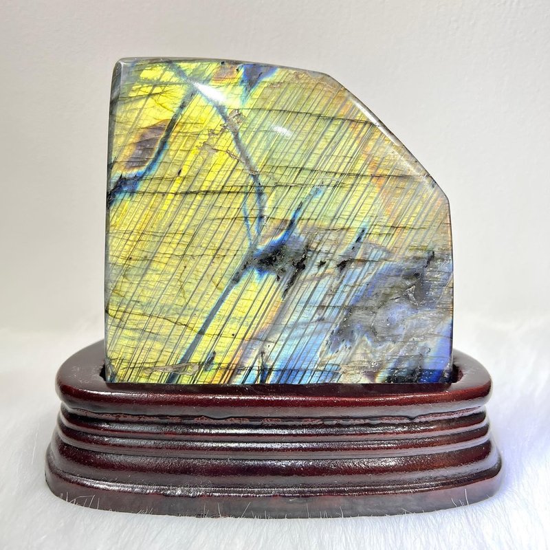 金光拉長石擺件 | 水晶 | 水晶擺件 - 擺飾/家飾品 - 水晶 金色