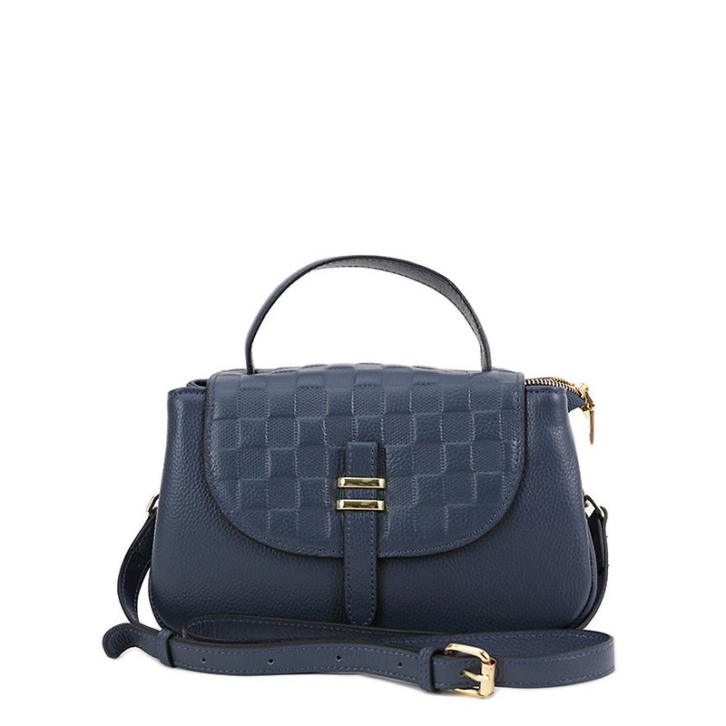 Roberta di Camerino ESTHER DOUBLE FUNCTION BAG - Handbags & Totes - Genuine Leather Blue