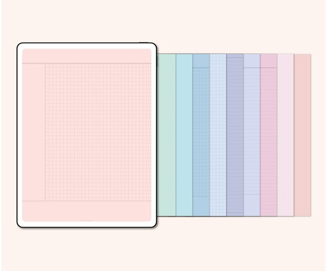 digital-note-taking-template-rainbow-color-goodnote-template-notability-template-shop-pangosoda-studio-graphic-templates-pinkoi