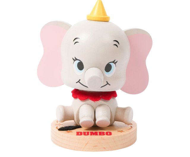 ディズニーダンボ木製フィギュア ダンボ】ディズニースプリングオーナメントスプリングシェイクヘッド