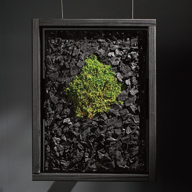 พืช/ดอกไม้ ของวางตกแต่ง สีดำ - Interplant Production-Architectural Painting Concept 14.