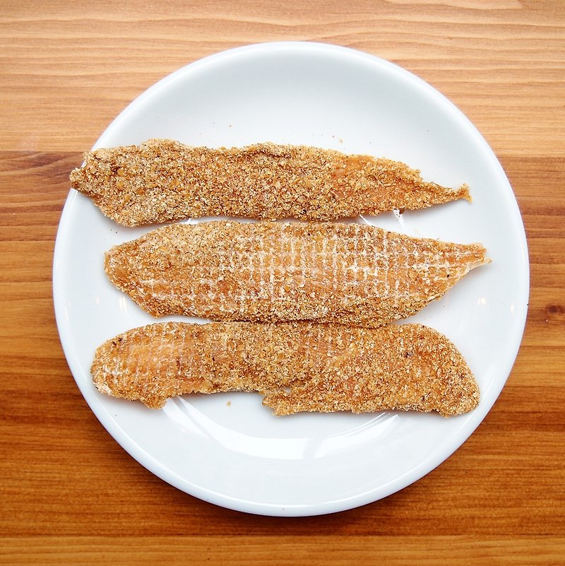 【Snacks for Dogs and Cats】Golden Flax Chicken Slices 80g - ขนมคบเคี้ยว - อาหารสด สีส้ม