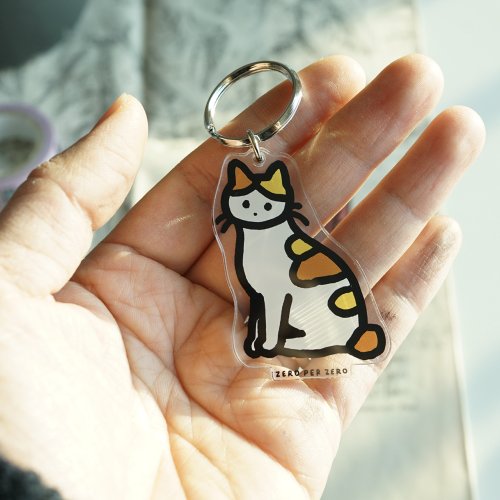お座り猫さんキーホルダー,3匹のお利口なネコ,ゴールド,手形,肉 お座り猫さんキーホルダー,3匹のお利口なネコ,ゴールド,手形,肉
