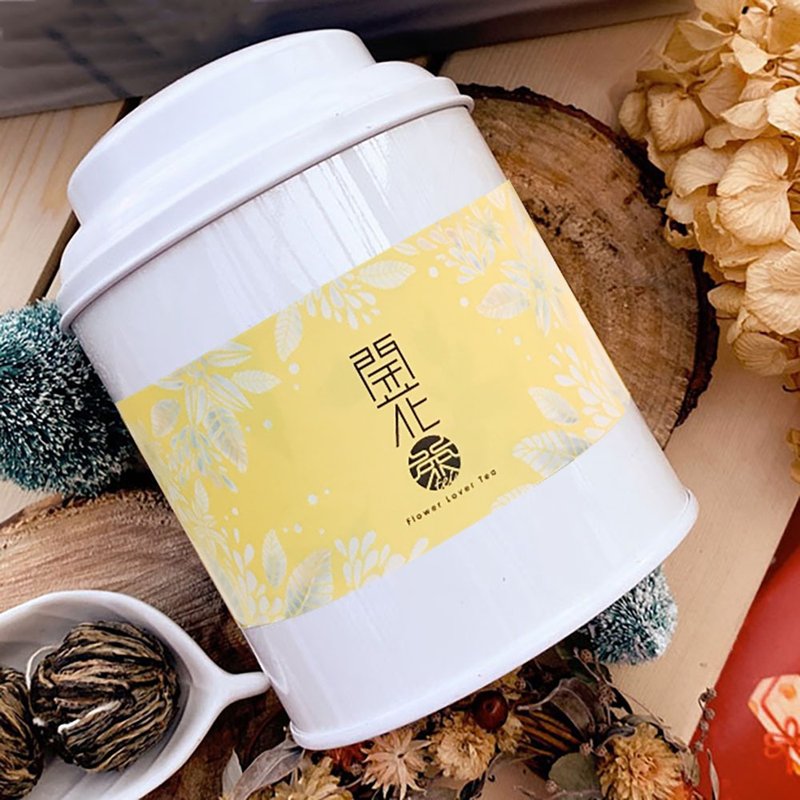 【無藏】會開花的茶 — 開花茶綜合款6顆大罐裝(品牌款) - 茶葉/茶包/水果茶 - 新鮮食材 多色