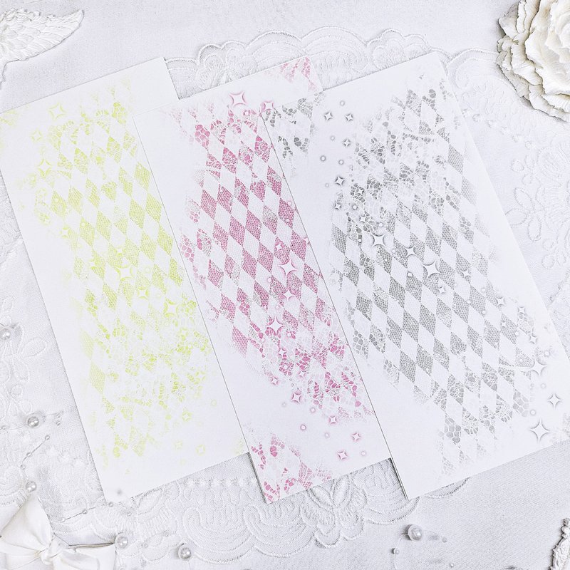Renewal star pattern - Background paper No.2 - 貼紙 - 紙 