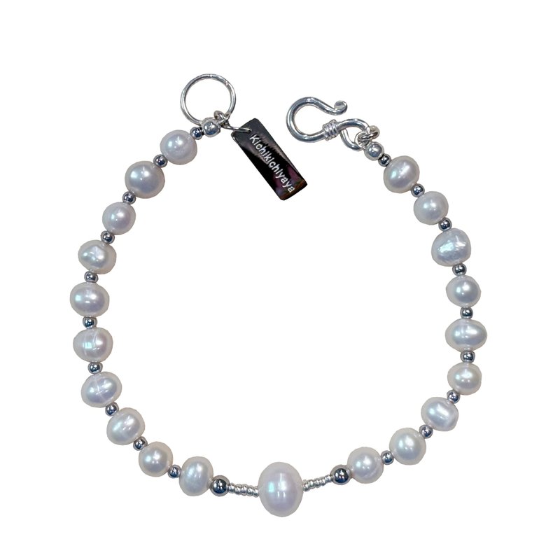 Shell White Pearl Bracelet 039 - 手鍊/手環 - 珍珠 白色