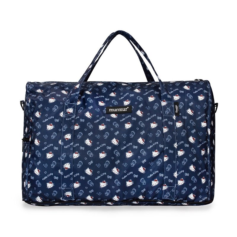 murmur 收納旅行袋 - Hellokitty 泰迪熊【大】 - 側背包/斜背包 - 聚酯纖維 藍色