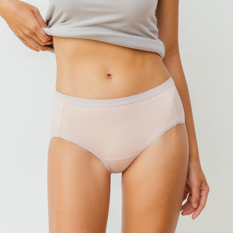 【Sensitive Skin Series】Ocean Pure Kelp Moisturizing - Women's Mid-Waist Underwear - ชุดชั้นในผู้หญิง - วัสดุอีโค 