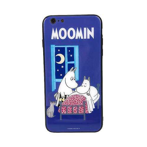 我適文創 【iPhone系列】Moomin授權-嚕嚕米晚安好夢 水晶玻璃 手機殼