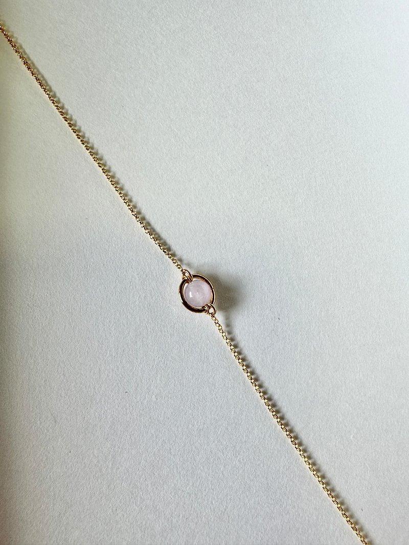 Amethyst sterling silver necklace - สร้อยคอ - คริสตัล 