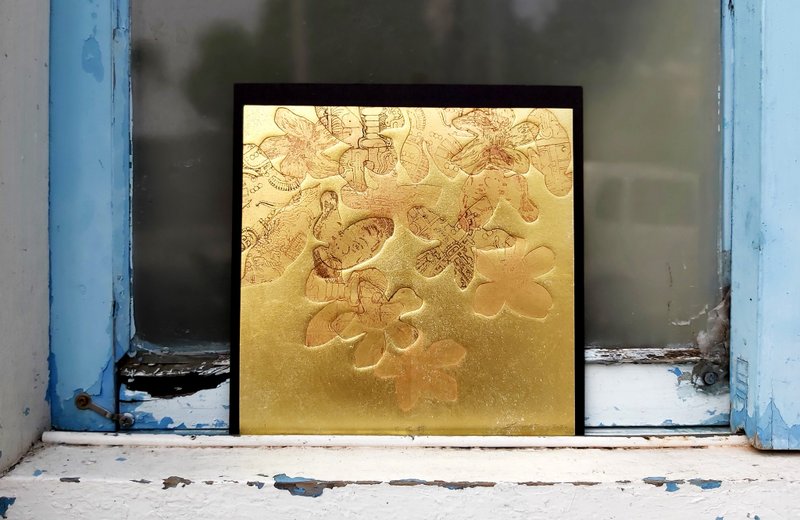 【獨幅版畫】古木棉 - 林敬庭 - 海報/掛畫/掛布 - 24k 金 