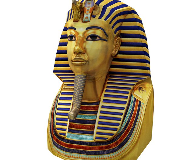 クビトウペーパーモデル】ツタンカーメン古代エジプトのファラオ