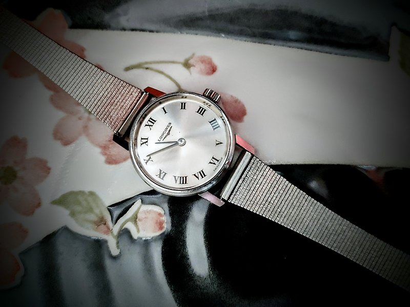 1974 Longines Simple Roman Bracelet Mechanical Watch - นาฬิกาผู้หญิง - โลหะ 