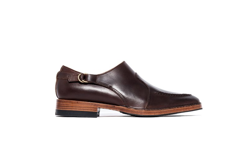 Stitching Sole_Mask_MTO - Men's Oxford Shoes - Genuine Leather Brown