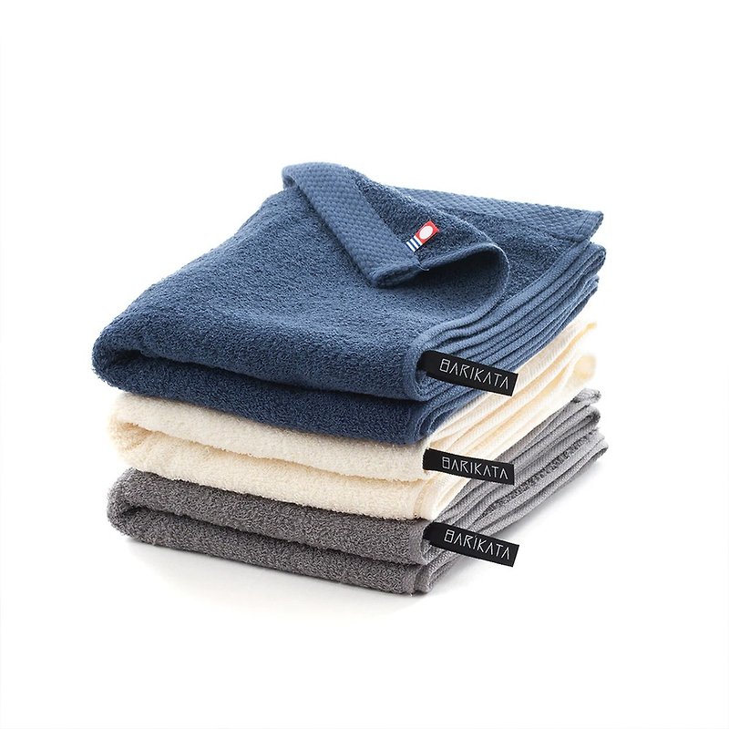 【BARIKATA】Tough guy series | New size | Imabari bristle long towel | Narrow bath towel | - Towels - Cotton & Hemp Multicolor