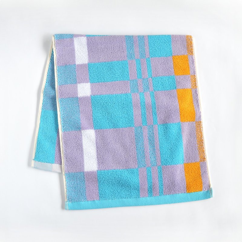 Gingham jacquard towel - Towels - Cotton & Hemp 