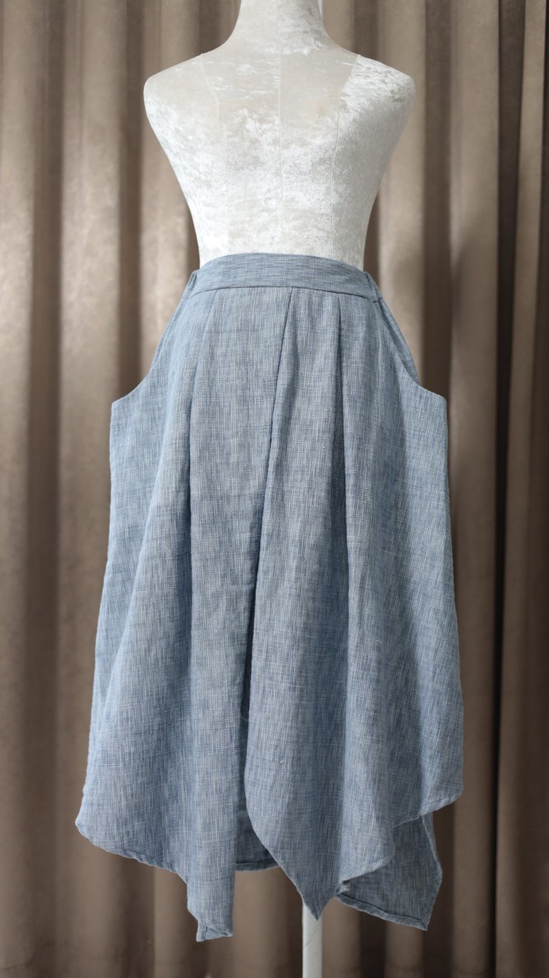 Loom & Leaf - Artisanal Drift Skirt - 裙子/長裙 - 棉．麻 