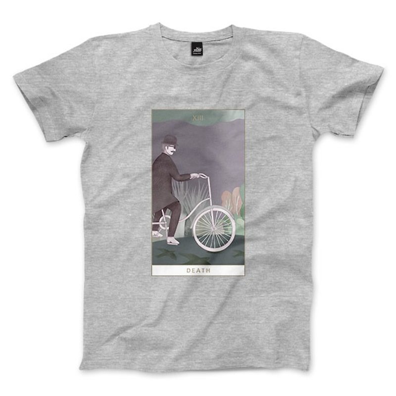 XIII | Death - dark gray Linen- neutral T-shirt - Men's T-Shirts & Tops - Cotton & Hemp Gray
