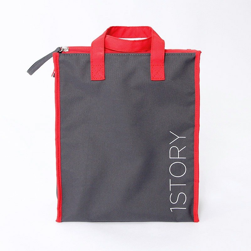 Cold storage bag (large). Dark gray ╳ red - อื่นๆ - วัสดุอื่นๆ สีเทา