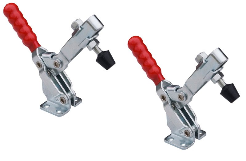 POWERTEC 20335 Vertical Quick-Release Toggle Clamp, 500lbs Capacity, 12130, 2PK - อื่นๆ - วัสดุอื่นๆ 