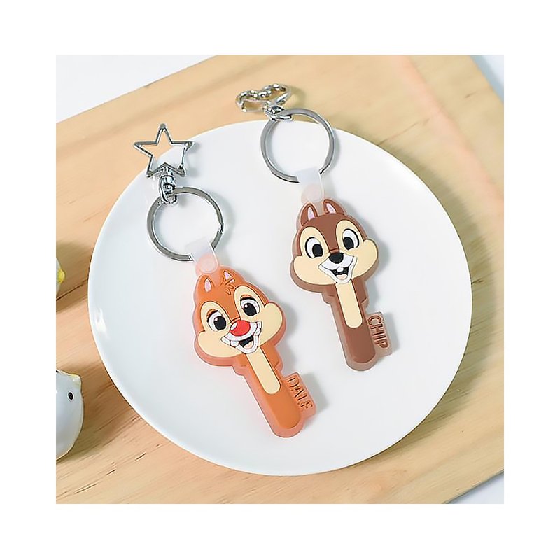 Disney Jelly Silicone Keychain Keychain Pendant Chichititi Strawberry Bear - ที่ห้อยกุญแจ - ซิลิคอน 