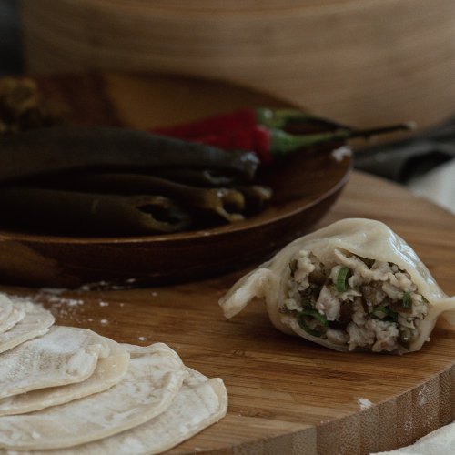 御藏 主廚手作料理 御藏-手工鮮肉水餃(剝皮辣椒豚肉)