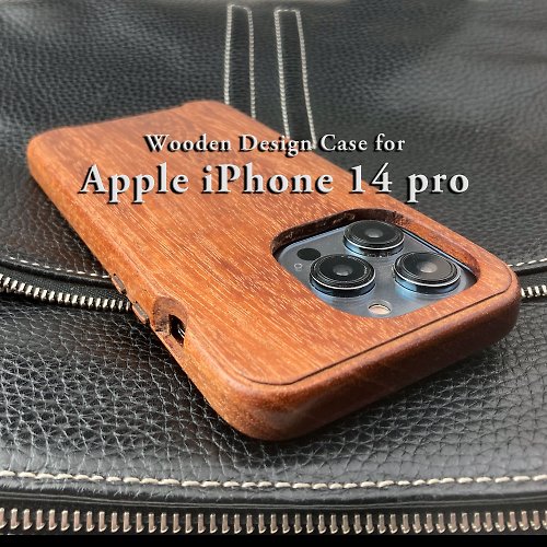 Wood & Leather Goods LIFE iPhone 14 pro 専用特注木製ケース【受注生産】実績と安心サポート