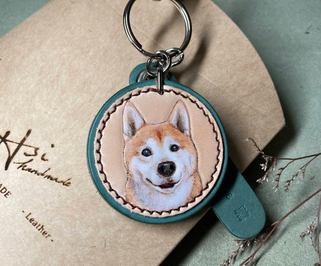 Customized hairy kids dog series/young card key ring/cat/dog/knock