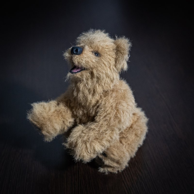 Teddy Bear - Bear - Toy -  Bear Toy - Stuffed Animal -Teddy Bear - 公仔/玩偶 - 其他金屬 咖啡色