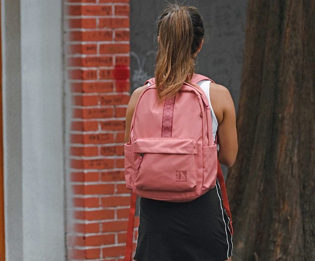 Dark pink backpack online