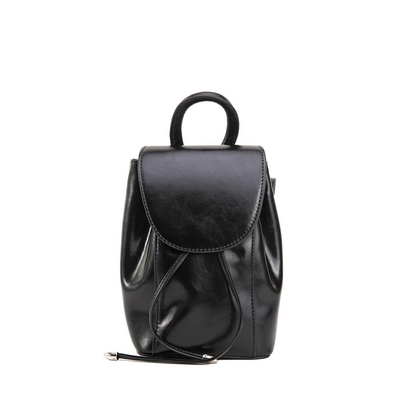 Roberta di Camerino ALINA BACKPACK - กระเป๋าเป้สะพายหลัง - หนังแท้ สีดำ