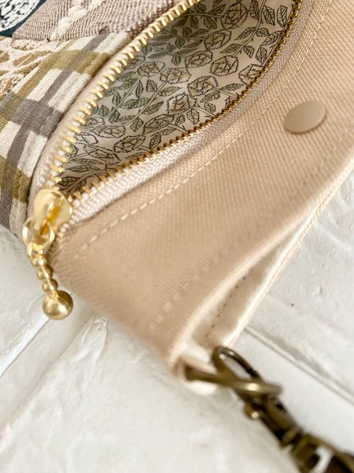 ミナペルホネン パッチワーク スマホポーチ porch minaperhonen