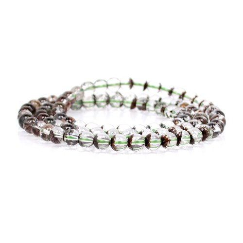正佳珠寶 Gemsrich Jewelry 【正佳珠寶】綠幽靈 頂級聚寶盆 6mm 正財開運水晶 三圈手珠