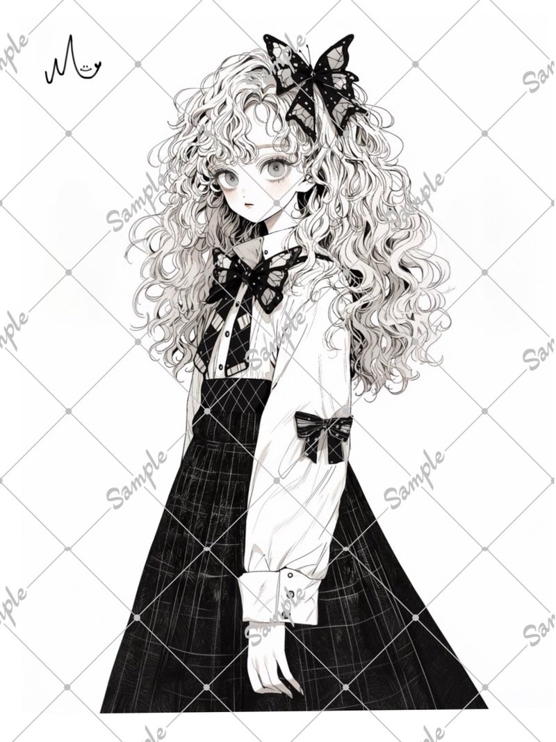 オリジナル人物ステッカー - 貼紙 - 紙 