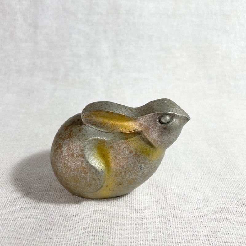 小兔紙鎮・老件 - 擺飾/家飾品 - 其他金屬 銀色