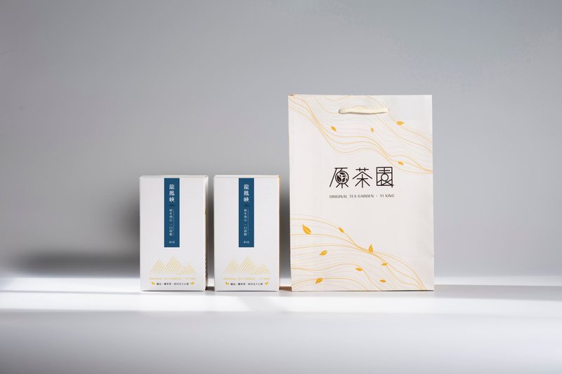 The first choice for Mid-Autumn Festival corporate gifts in the original tea garden is Lugu Tea Township Longfengxia Tea Gift Box - Tea - Paper Blue