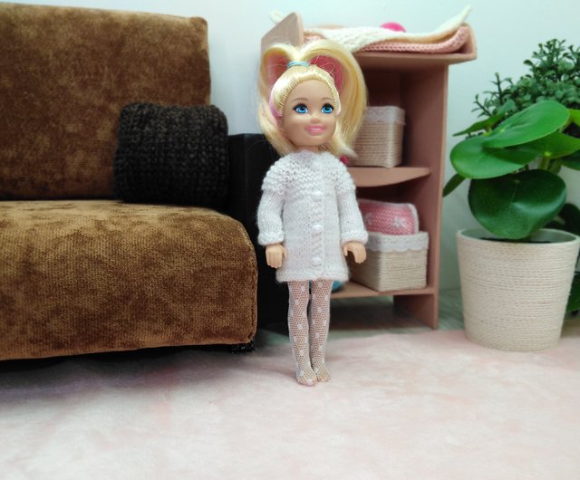 Dress and Stockings for Chelsea Barbie Doll - 設計館